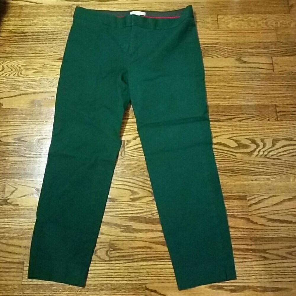 Banana Republic Green Sloan Pants 12